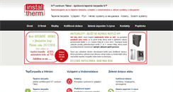 Desktop Screenshot of instaltherm.cz