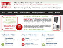 Tablet Screenshot of instaltherm.cz